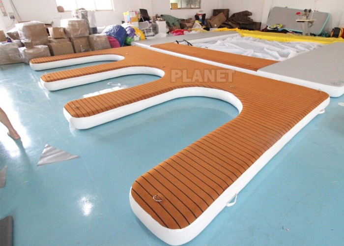 Eva Teak Inflatable Jetski Pontoon Platform For Yacht