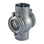 Hygienic Industrial Sight Glasses For Pressure Vessels , High Pressure Sight