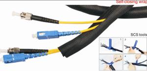 Wholesale Self Wrapping Sleeving For Wire Harness , High Strength Expandable Braided Cable Sleeving from china suppliers