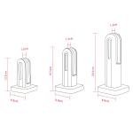 Pool Fence Glass Posts Glass Clip Spigots Glass Fitting Swimming Pool Glass