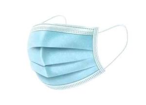 Wholesale Blue Three Layer Disposable Face Mask Non Woven Prevent Respiratory Infections from china suppliers