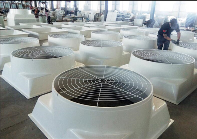 Chicken Fiberglass 650mm Ventilation Cooling Fan 370W Industrial Exhaust Fan