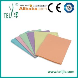 Wholesale 4ply 33cmx45cm Disposable Paper Bibs Rainbow Colors from china suppliers