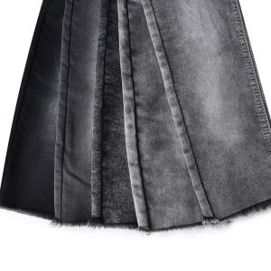 Wholesale 54&quot;-55&quot; 8.7oz Fake Knit Denim 61% Cotton 37.5% Polyester 1.5% Spandex Sulfur Black from china suppliers