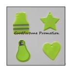 promotion printed logo Eco pvc reflective vest traffic safety item keychain