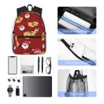 Customized Christmas Gift Kids Backpack 600D Polyster Capacity 20-37 Litre