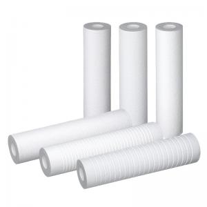 Wholesale 10 Inch 1 Micron PP Cotton Water Filter Cartridge for Home Water Treatment System from china suppliers