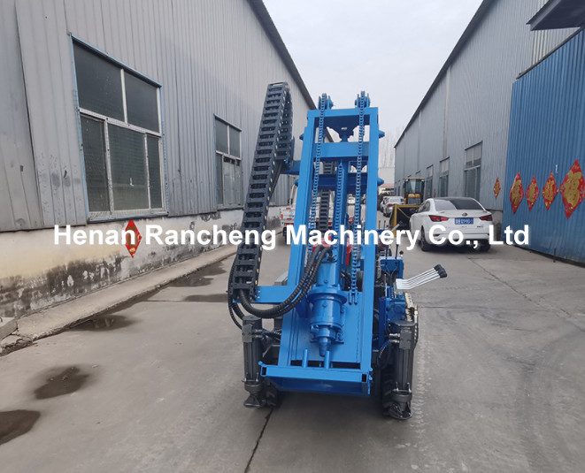 High Efficiency 25HP Diesel Pile Driver Drilling 30m Depth With 50-300mm Diameter