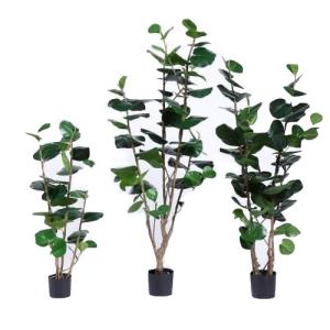 Wholesale Multi Stems Artificial Outdoor Plants Nearly Natural Silk Polyscias Balfouriana Bailey from china suppliers
