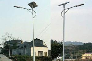 Wholesale Outdoor Metal Street Light Poles RAL Powder Coated Conical Double Arm from china suppliers