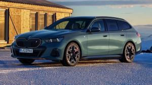 Wholesale Newest ev car matching 84.4kWh battery 329miles range with 335bhp/430Nm at BMW i5 Touring eDrive40 single speed RWD from china suppliers