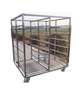 Wholesale Customizable Commercial Stainless Steel Tray Trolley For Bakery Snacks from china suppliers