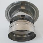 Stainless Steel Chimney Flue Shield Stove Pipe Rain Cap With Spigot Locking
