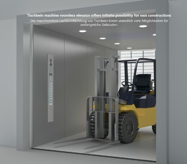 1.0m/s 304 Stainless Steel Freight Elevator Cargo Elevator Goods Elevator For