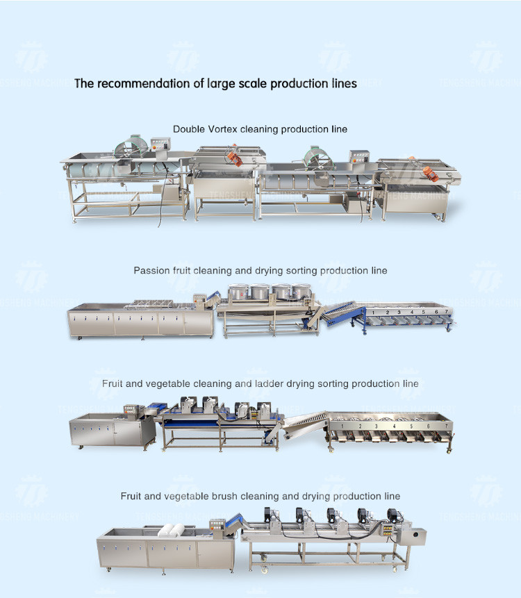 Automatic Stainless Steel Step Type Air Drying Machine Vegetable Cleaning