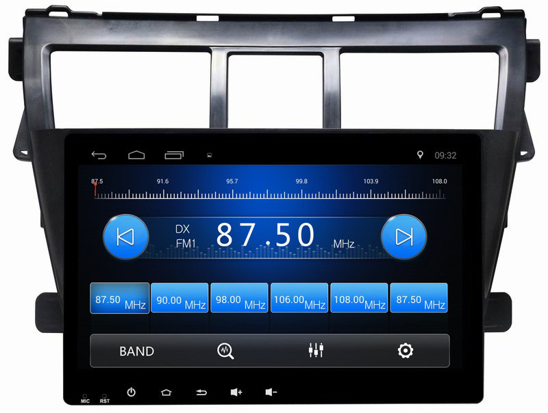 Ouchuangbo car radio stereo gps nav android 8.1 for Toyota Vios with USB SWC 1080P Video Blluetooth reverse camera