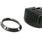 50000shots Mould Life Deburring Black Coating Aluminum LED Flood Light Housing