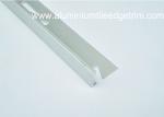 Satin L Shaped Floor Trim Aluminium Edging Strip Matt Silver 12mm Anodized