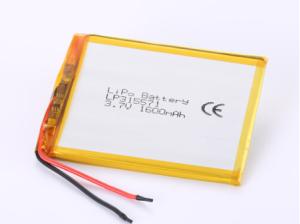 Wholesale LP315571 3.7V 1600MAH li ion battery manufacturers 1 Lithium Polymer Rechargeable Battery for and Overdischarge Protection from china suppliers