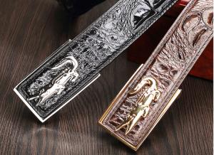 Wholesale Dongguan factory supply origin new alligator belt crocodile leather men's belts from china suppliers