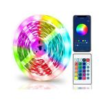 Fashion House Decoration LED Strip Light 12V 50ft 15m 5050 RGB with Smart Remote