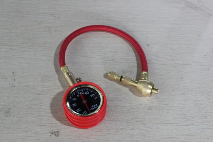 4WD Tyre Deflator Rapid Gauge Tire Pressure Brass Off Road Kit Car Deflators