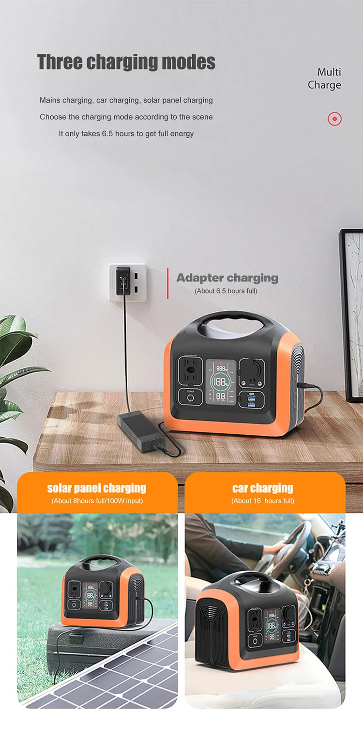 Rechargeable Lithium Portable Power Station 1200W Logo Customized