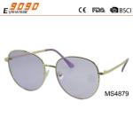 2018 fashion metal with 100% UV protection lens, suitable for men and women