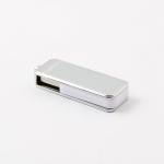 One Side Doming Logo 3.0 2.0 Twist USB Drive Metal 360 Degree