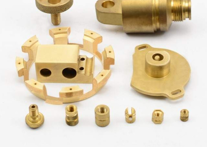 Copper T1 CNC Machined Components Yellow Plating For Electrical Applications