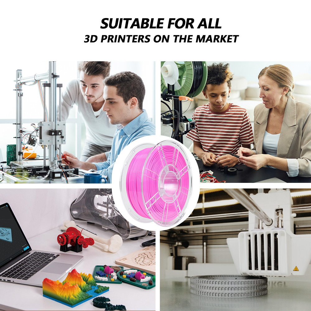 iBOSS High Strength 1000g Diameter 1.75mm Rose Pink PETG Filament 3D Printing Filament