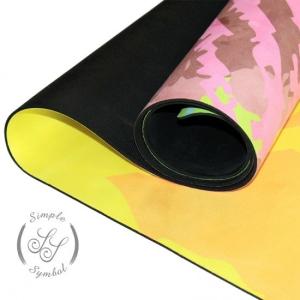 Wholesale Suede natural rubber Yoga Mat with fashion design,Suede Microfiber Fitness Yoga Mat from china suppliers