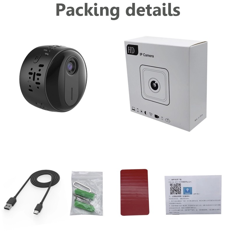 Mini indoor 1080P small button battery Power Audio pick up function 2.0MP surveillance battery camera