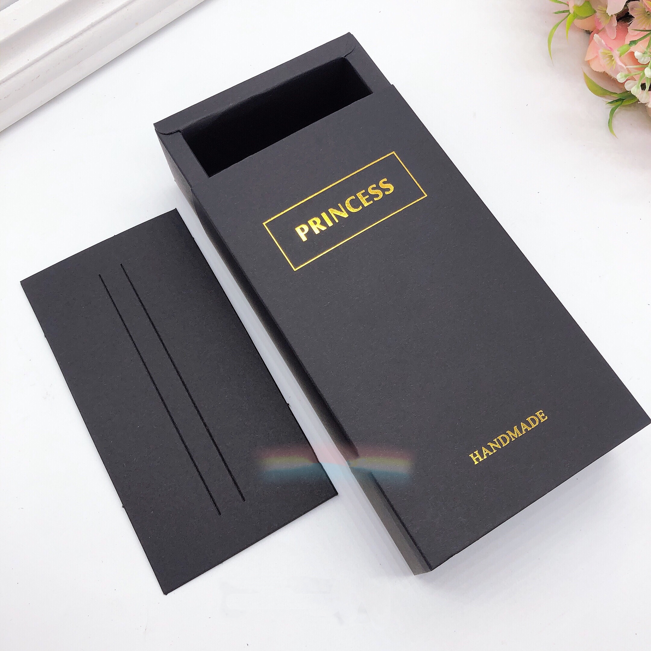 paper Hair Accessories Gift Box bridal packaging CMYK Color