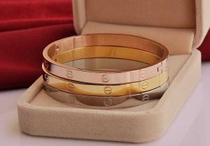 Wholesale Tagor Jewellery Super Quality 316L Stainless Steel coulpe Bracelet Bangle TYGB043 from china suppliers