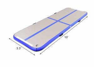 Wholesale Purple Drop Stitch Fabric Gym Tumble Track / Inflatable Air Mat For Gymnastics from china suppliers
