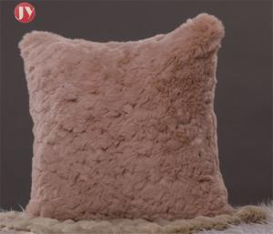 Wholesale leopard Faux Fur throw Pillow Knitted Decorative Custom Logo 45*45cm Household from china suppliers