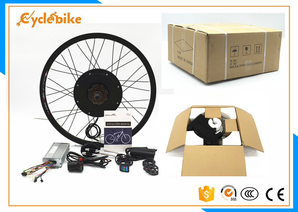 48v 1000w Electric Bike Kit , Electric Front Wheel Bike Conversion Kit