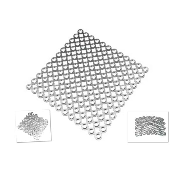 Durable Surgical Titanium Mesh , Orthopedic Implant Skull Cranial Titanium Mesh