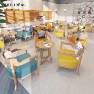 Wholesale Commercial Cafeteria Restaurant Dining Table And Chairs 4 Piece 120cm from china suppliers