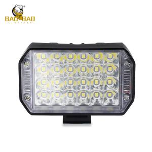 Wholesale Aluminum Casing 24 Beams White Yellow Flash Motorcycle Spotlight from china suppliers