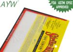 Food Grade Pet Food Bag Vapor Proof Zip Lock For Fishing Bait Packaging