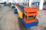 Colored Steel Highway Guardrail Roll Forming Machine , Tube Forming Machine