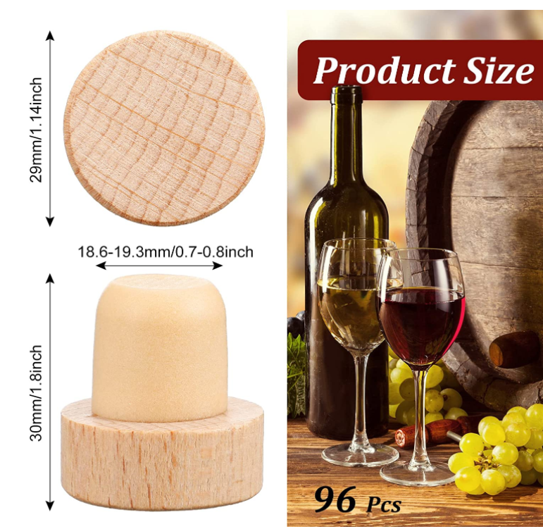 Custom T-shaped Reusable Wine Corks for Wine Stoppers Acceptable Customer's Logo