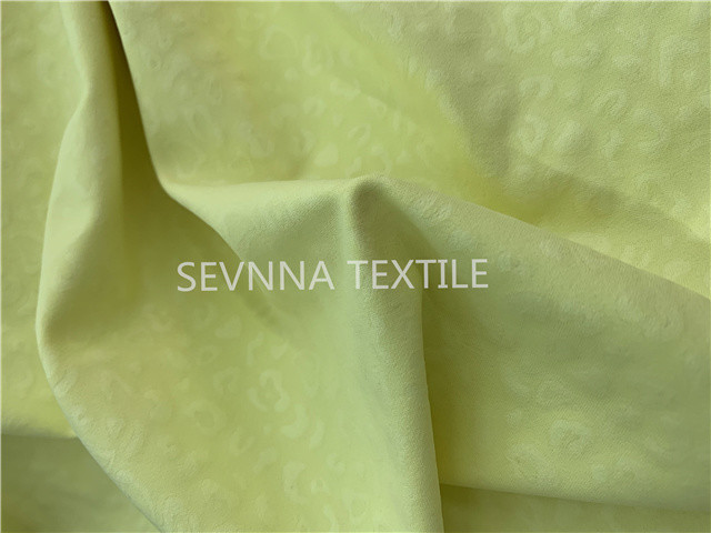 Fast Drying Repreve Nylon Recycled Swimwear Fabric Hawaii Yellow Cool Feeling