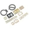 Buy cheap Zinc Alloy Custom Metal Purse Labels Eco ISO9001 For Handbags from wholesalers
