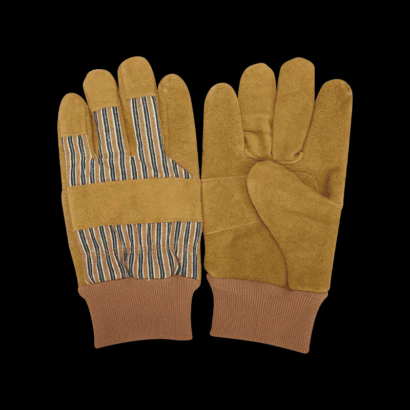 Cow Split Leather Work Gloves, cow split leather glove, cow split work glove, leather safety glove