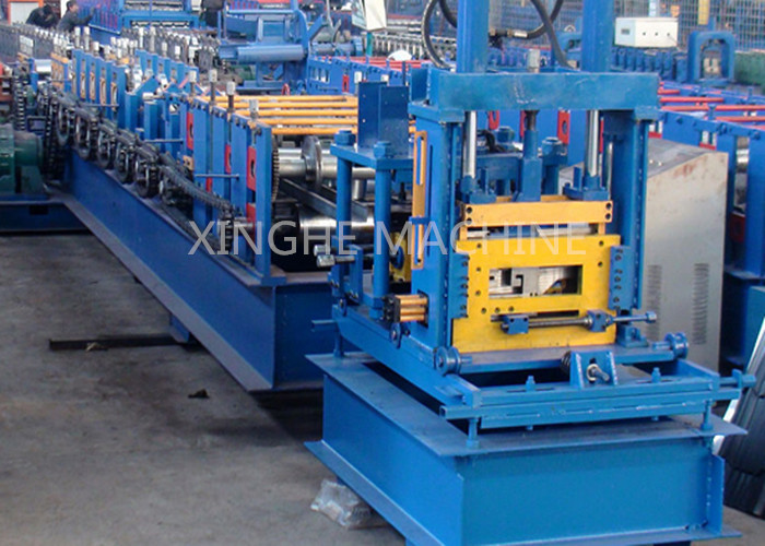 C Z Purlin Roll Forming Machine For Making Roofing Load - Bearing Plate
