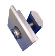 1.4KN/m2 Snow Load Anodized Solar Panel Roof Mounting Brackets for PV Ground Mounting