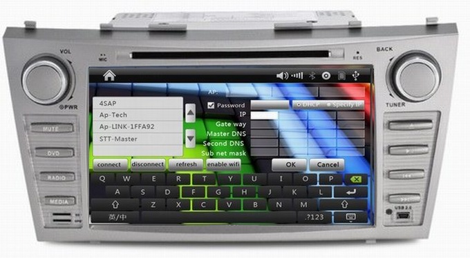 Ouchuangbo Toyota Camry 2007-2011 radio DVD with gps navigation bluetooth OCB-8611